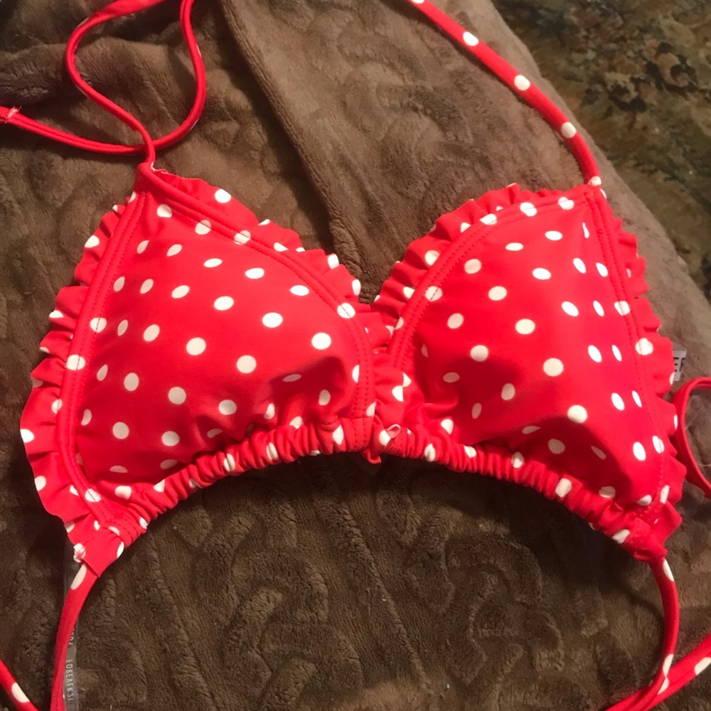 Sexy, polka dot bikini